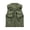 Green, variant on Puffer vest Men's Leisure Outdoor Multi Pocket Multi Function Travel Mesh Cargo Vest