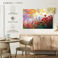 thumbnail image 5 of Elephant Stock Colorful Spring Wildflowers Wall Art - Horizontal Canvas Wall Art - Living Room Wall Decor - Nature Canvas - Green And Red Decor By Leon Devenice - 48" x 32", 5 of 8