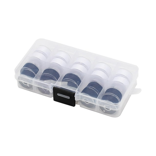 20 piezas de bobinas e hilo de coser Zulema con estuche soporte duradero para máquina de coser