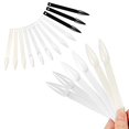 thumbnail image 2 of Nail Swatch Sticks Kit,4 Set of 160 Pieces Black Nail Swatch Sticks with Ring, False Nail Sample Sticks,Professional Nail Art Polish Practice Display Tips for Nail Salon and Home Practice, 2 of 5