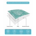 thumbnail image 4 of Twin XL Quilt Bedding Set, Teal Coastal Reversible Summer Quilt 3 Pieces, Starfish Coral Summer Beach Ocean Lightweight Bedspreads Coverlets with 2 Pillow Shams for All Seasons, 4 of 5