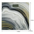 thumbnail image 3 of Bath Bliss Glass Dgital Bathroom Body Weight Scale in Stone Gold with 330 lb Capacity, Battery Powered, 3 of 5