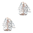 thumbnail image 3 of Decodeary Exquisite Tree Decoration - Good Wishes And Meaningful Home Or Office Ornament Safe Tree Desktop Blue 2Set, 3 of 6