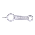 thumbnail image 2 of Aluminum Connecting Rod, Dimensional Tolerance Lightweight Piston Connecting Rod Simple To Operate  for Air Compressors for Air Pump Accessories, 2 of 7