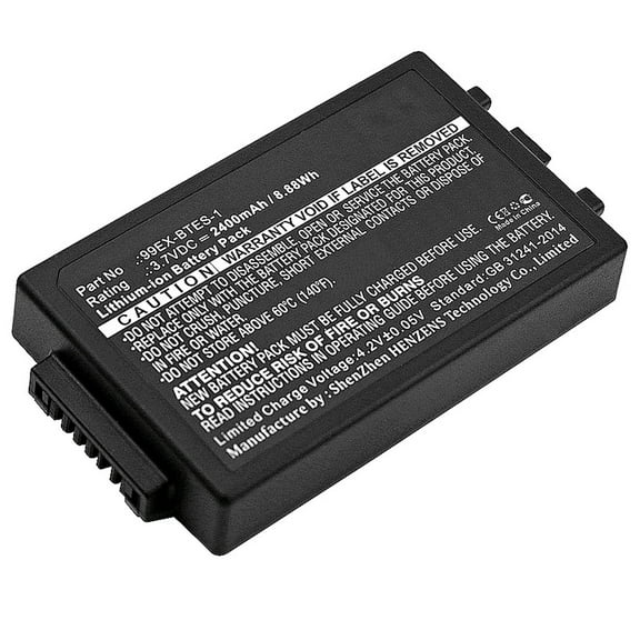 Batteries N Accessories BNA-WB-L1293 Barcode Scanner Battery - Li-ion, 3.7, 2400mAh, Ultra High Capacity Battery - Replacement for Dolphin 99EX-BTEC-1, 99EX-BTES-1 Battery