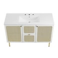 thumbnail image 6 of Modway Chaucer 48" Single Sink Wood & Metal Bathroom Vanity in White, 6 of 17