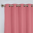 thumbnail image 2 of Superior Blackout Solid Light Filtering Grommet Curtain Panel Set, 42"X 108", Pink, 2 of 9