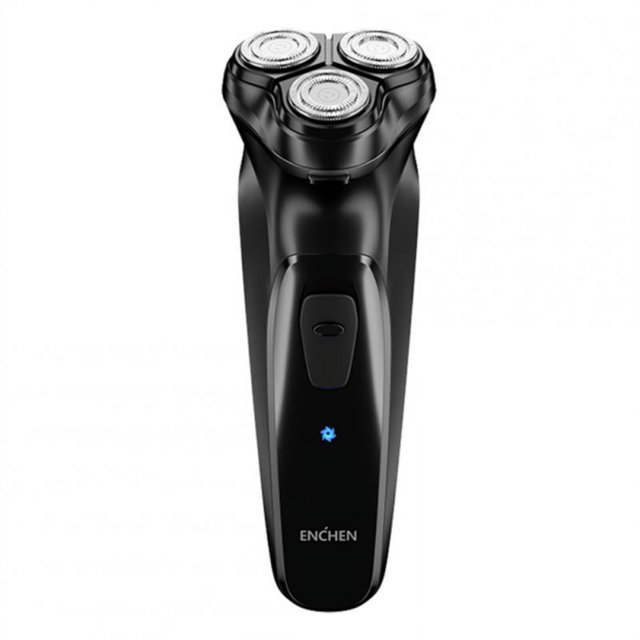 Enchen Blackstone Men Electric Shaver Razor 3D Floating Blade Washable Usb Rechargeable Shaving Beard Machine Black