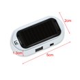 thumbnail image 3 of Bicicleta Lámpara de flash de advertencia antirrobo con luz de alarma LED para automóvil alimentada por USB solar (rojo), 3 of 6