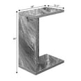 thumbnail image 5 of Convenience Concepts Northfield Admiral C End Table, Gray Faux Marble, 5 of 9