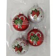 thumbnail image 1 of Holiday Time Dia 65mm 4Ct Candycae Glass Ornament, 1 of 5
