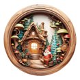 thumbnail image 1 of Isvgxsz Christmas Hanging Santa Claus Sign Santa Indoor/Outdoor Decor Hanging Santa Claus Wall Ornament for Christmas Holidays Wall Door Home Decoration, 1 of 5