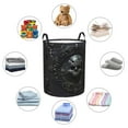thumbnail image 4 of Easygdp Ornate Dark Skull Book Large Dirty Clothes Hamper, Lightweight Storage Basket, Household Laundry Bag with Handle-, 4 of 6
