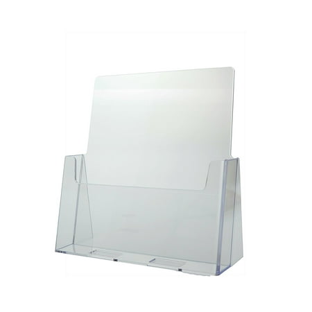 - 6 Pack CLEAR ACRYLIC BROCHURE HOLDER 8-1/2