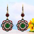 thumbnail image 1 of YSNOOWE Joyería Bohemia Vintage Pendientes De Multicolor Colgantes Para, 1 of 5