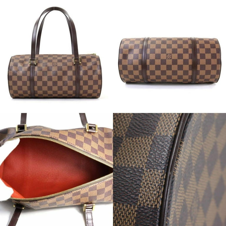 Authenticated Used Louis Vuitton LOUIS VUITTON Handbag Damier Ebene  Papillon 30 Canvas (Brown) Gold Hardware Women's N51303 