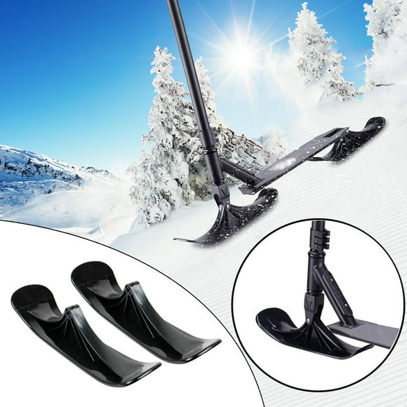 HLONK Snow Sled Ski Scooter Conversion Kit Turn Your Kick Scooter Into A Snow Scooter PE Material Conversion Kit For Scooter To Ski Transformation