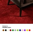 thumbnail image 3 of Furnish My Place DC Custom Rug - 7 ft. x 8 ft., Red, Indoor Rug for Bedrooms, Hallways, Living Rooms, Machine Made, 3 of 11