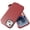 Red, variant on Case for iPhone 13, 3 Layers Protection PU Leather & Hard PC Hybird Case Heavy Duty Military-Grade Drop Bumper Silicone Back Shockproof Anti-Scratch Shell for iPhone 13, Red
