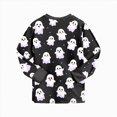 thumbnail image 5 of TOWED22 Toddler Halloween Pajamas Boys Girls Baby Pumpkin Ghost Graphic Pjs Sets Kids Snug fit 2pcs Long-Sleeve Sleepwear, 5 of 9