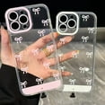 thumbnail image 6 of Gfplyw Vibrant LED Bowknot Phone Case, Cute Clear Glowing Cover  for IPhone 11-17 Series, Protective Case for Women & Girls, 6 of 8