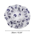 thumbnail image 2 of Unique Bargains 1 Pc Women Lightweight Shower Cap for Bathroom Business Travel Purple EVA, 2 of 4