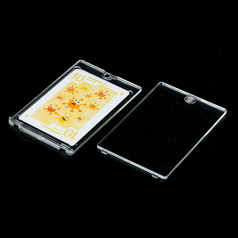 Magnetic Card Holders For Trading Cards 35Pt Hard Card Case Protectors Fit  Clear