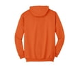 thumbnail image 3 of Port & Company Mens Tall Ultimate Hooded Sweatshirt, Safety Orange, Large Tall, 3 of 3