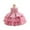 Pink, variant on Toddler Girl Dress Sleeveless Tulle Flower Girl Dress with Bow Princess Party Birthday Wedding Pageant Gown for Kids Children