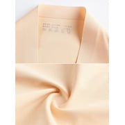 Buankoxy Womens Seamless Thongs Underwear Stretch Nylon Panties,Nude,6-Pack,Size 6