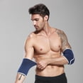 thumbnail image 2 of Elbow Support 1 Pair Elbow Pads Soft Elastic Breathable Fabric Joint Pain Relief Compression Arm Sleeve Wrap Padded Soft Support Cushion Elbow Pad, 2 of 8