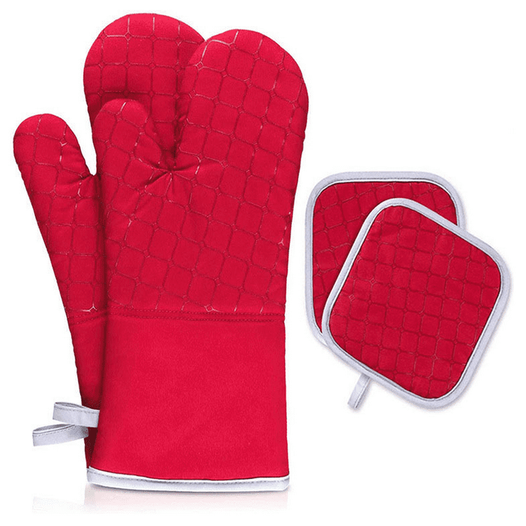 Kitchen Oven Glove High Heat Resistant 500 Degree Extra Long Oven