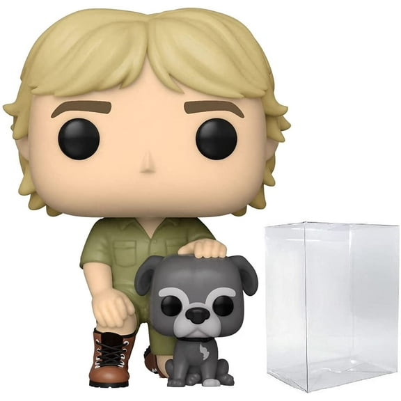 Funko Pop: TV: Crocodile Hunter- Steve Irwin w/ Sui with Pop Protector Case