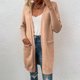 thumbnail image 5 of Pntutb moda mujer Casual bolsillos manga larga Casual sólido abrigo cárdigan blusa Pntutb Pntutb-2569, 5 of 5