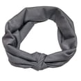 thumbnail image 3 of Diadema elástica jinwen para mujer para deportes correr gris Banda para el cabello con banda ancha para la cabeza, 3 of 8