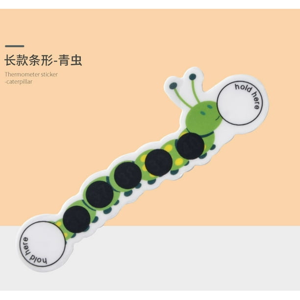 Puloru Kid Baby Forehead Cartoon Strip Head Thermometer Fever Body Temperature Test Puloru Kid Baby Forehead Cartoon Strip Head Thermometer Fever Body Temperature Test