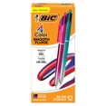 thumbnail image 1 of Bolígrafo BIC de 4 colores, degradado suave, 1 mm, 12 unidades, 1 of 7