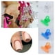 thumbnail image 5 of Vogacara 10 Uds. De pinzas para pinzar uñas de plástico acrílico con curva en C, pinzas portátiles para uñas, herramientas en forma de extensión de Juegos de manicura Transparente Vogacara CE000398-01, 5 of 8