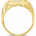 thumbnail image 2 of 10K Two-Tone Masonic Mens Ring (Size 10.5) Made In United States 10c1423, 2 of 5
