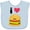 AE-Light Blue, variant on Inktastic I Love Cheeseburgers Boys or Girls Baby Bib