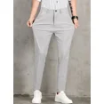 thumbnail image 5 of Pantalones de traje para hombre con corte drapeado y corte recto, para hombre, fluidos, lujosos, formales, elegantes, coreanos, reseñas, muchas prendas de vestir de primavera, 5 of 5