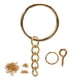 thumbnail image 5 of Accesorios para llaveros, llaveros, accesorios para llaveros resistentes dorados, accesorios para llaveros DIY, diseño revolucionario, 5 of 9