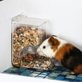 thumbnail image 5 of Mulanimo Pet Clear Automatic Feeder Food Dispenser Food Bowl Container for Hamster Chinchilla Rabbit Golden Bear, 5 of 8