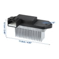 thumbnail image 4 of Unique Bargains HVAC Temp Control Blower Motor Resistor Module NO.BP4M61B15 Fit for Mazda 3 2006-2009 Black, 4 of 7