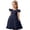 AB39 Navy, variant on Bainana Girls Tutu Dress Toddler Solid Color Ruffled Sleeve Crew Neck Dresses Breathable Soft Little Girls Summer Party Formal Gown Dress Beige Size 3-4 Years