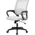 thumbnail image 1 of BestOffice Home Office Chair Desk Adjustable Lumbar Support Armrest Executive, High Density Mesh 360 Degree, White, 1 of 7