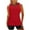 Red, variant on VBVC Swimsuits for Women Two Piece Bathing Suits High Neck Tankini Tops with Bikini Bottom