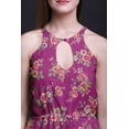 thumbnail image 4 of Bimba Floral Women Side Slits Long Casual Halter Maxi Dress Printed Party Wear-XX-Large, 4 of 6