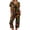 Z002_Earthy Yellow, variant on 4th of July Pajamas for Women Set Soft Comfy Pajamas Red Blue and White Star Print Short Sleeve Tops Capri Pants Pjs Set with Pockets