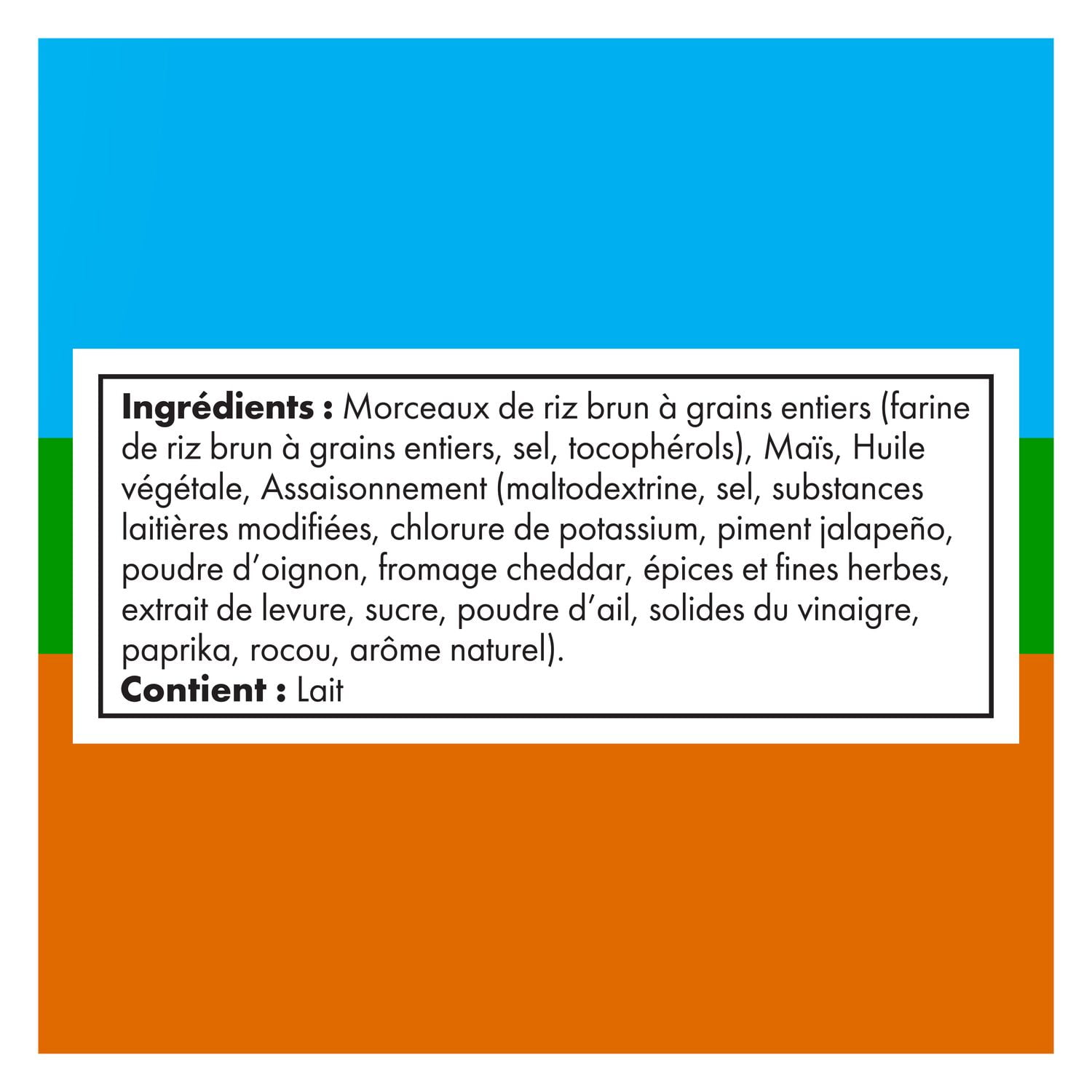 Quaker Crispy Minis Brown Rice Chips Cheddar Jalapeno, 90 g.